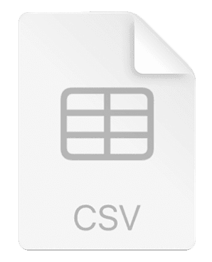 Google Sheets file icon