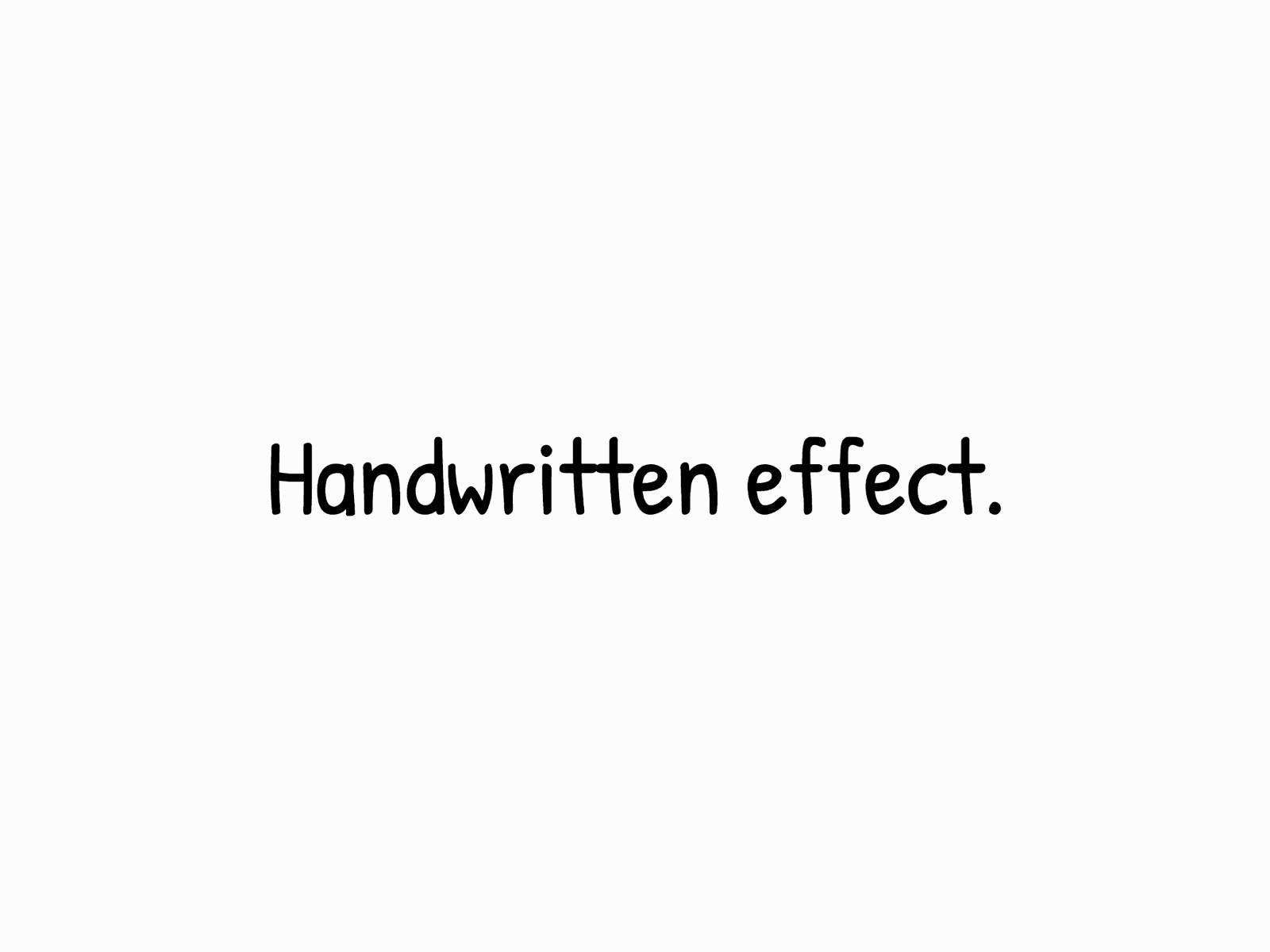 Handwritten Text FX Marketplace component preview