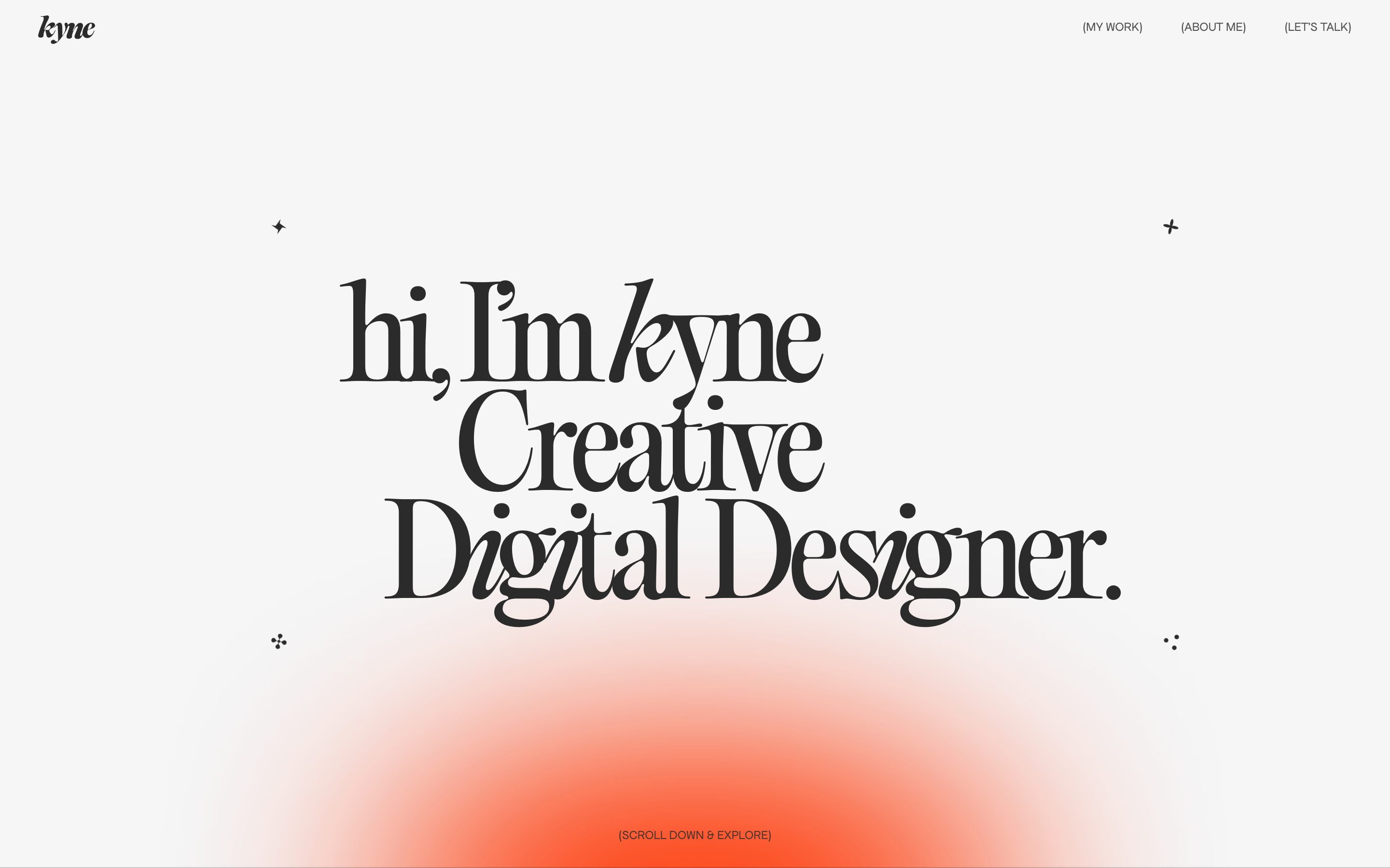 Kyne Jang live website screenshot