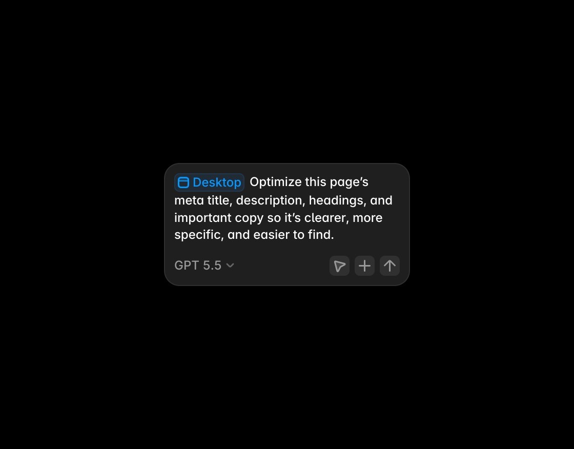 Framer AI agent visual