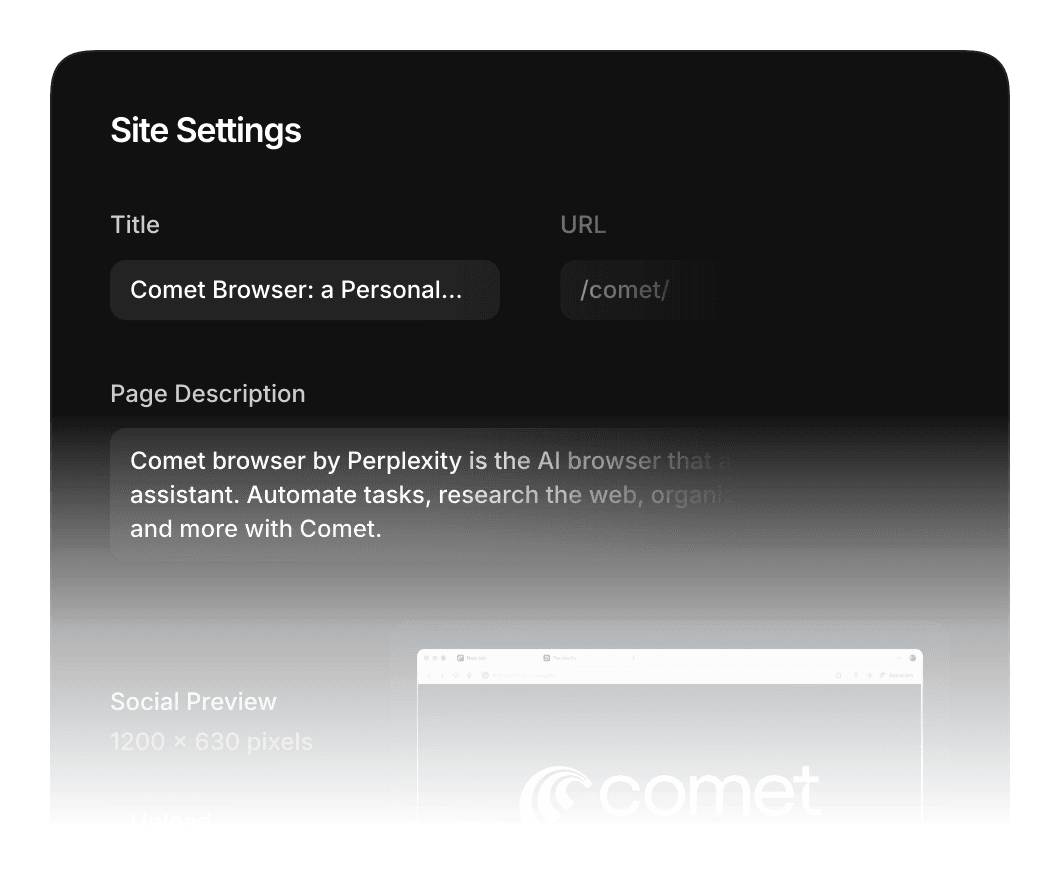 SEO tools preview showing search optimization features