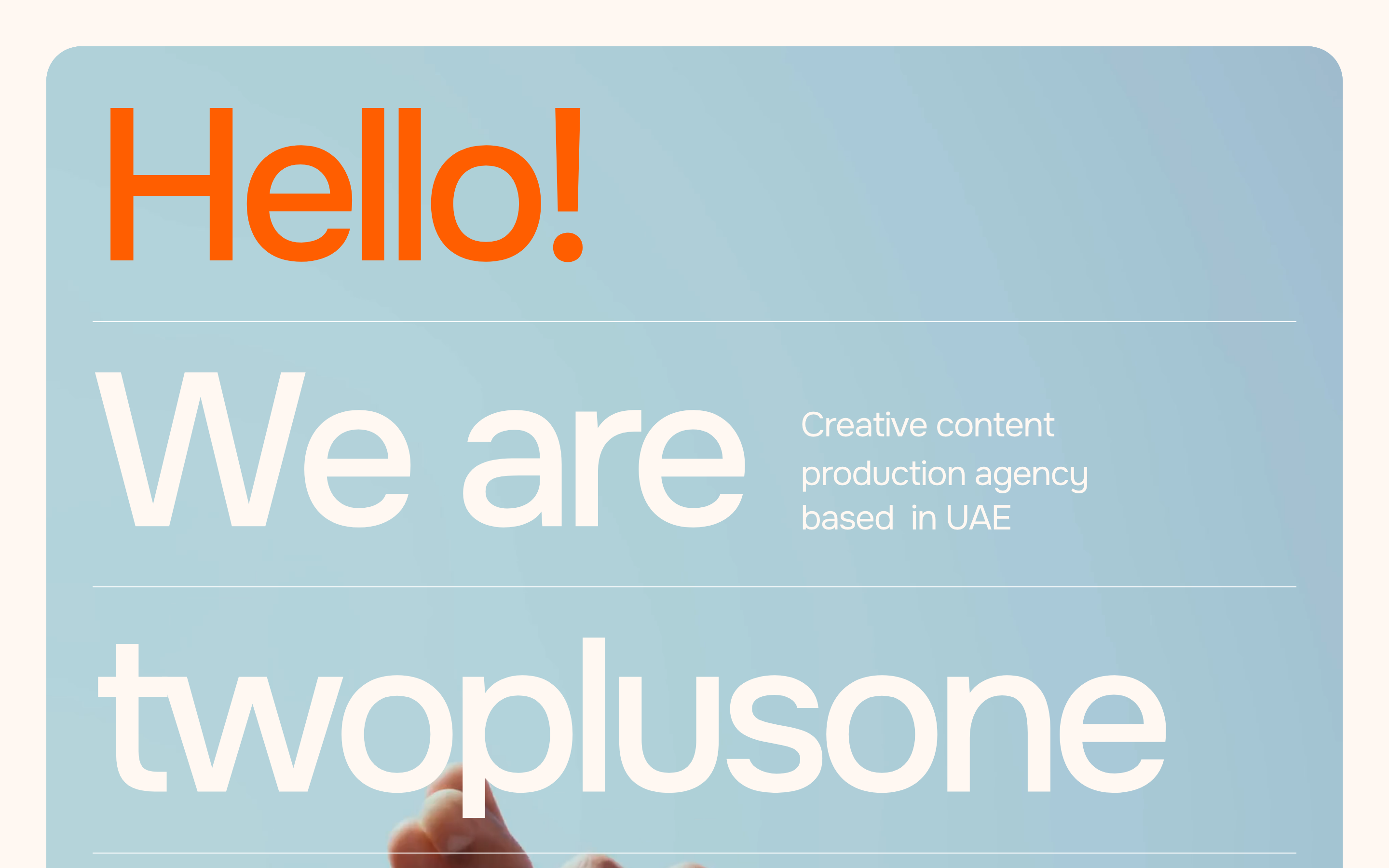 Twoplusone marketing agency website screenshot