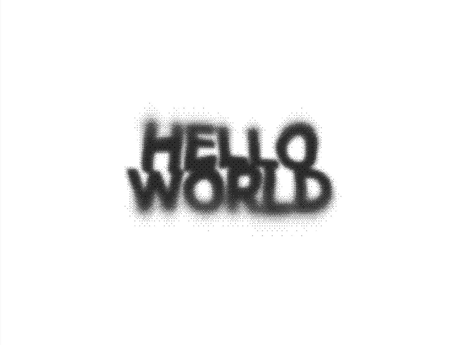 Dithered Text Effect Marketplace component preview