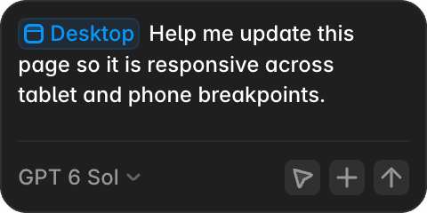 Responsive layout preview across devices