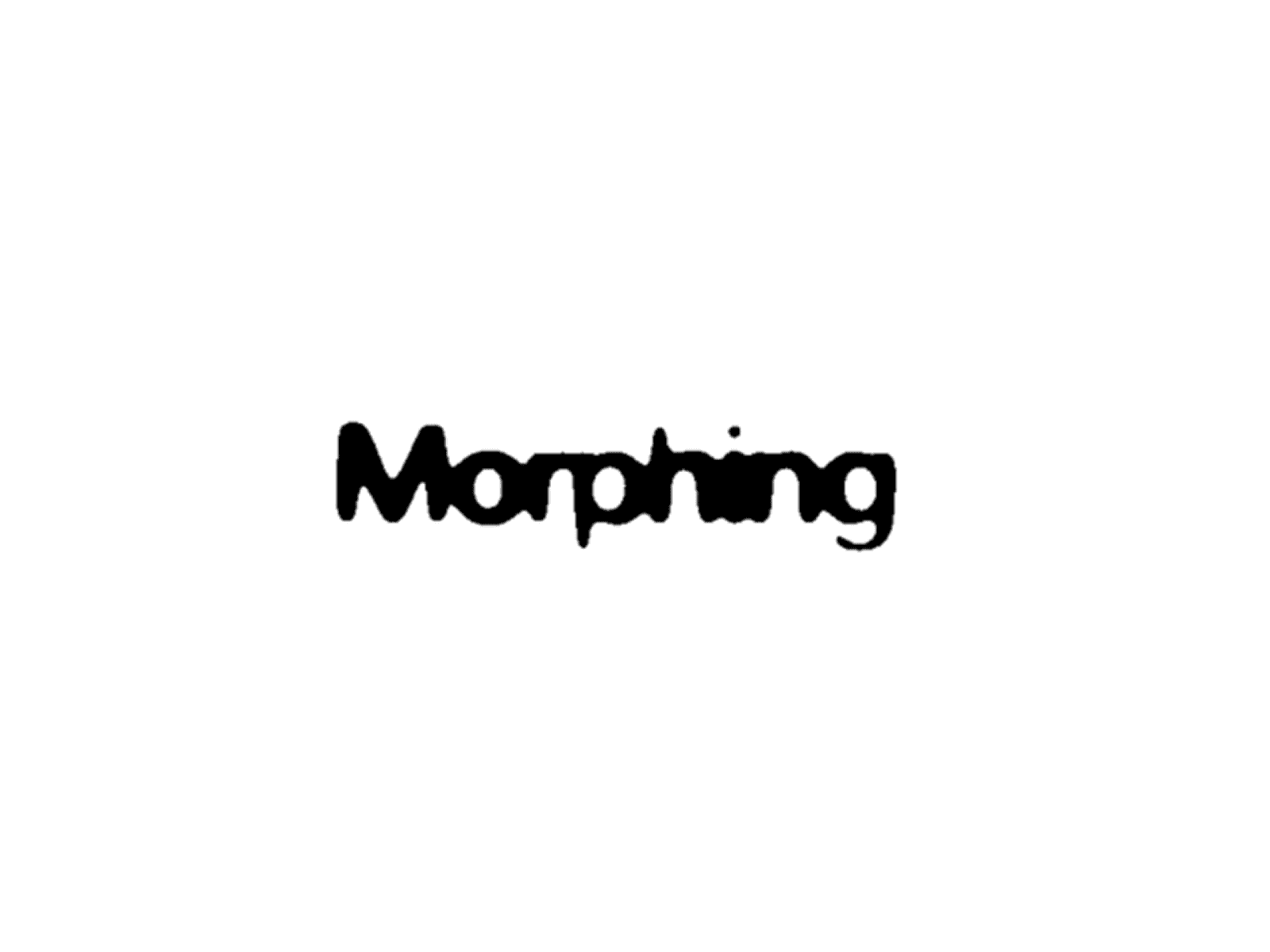 Morphing Text Marketplace component preview