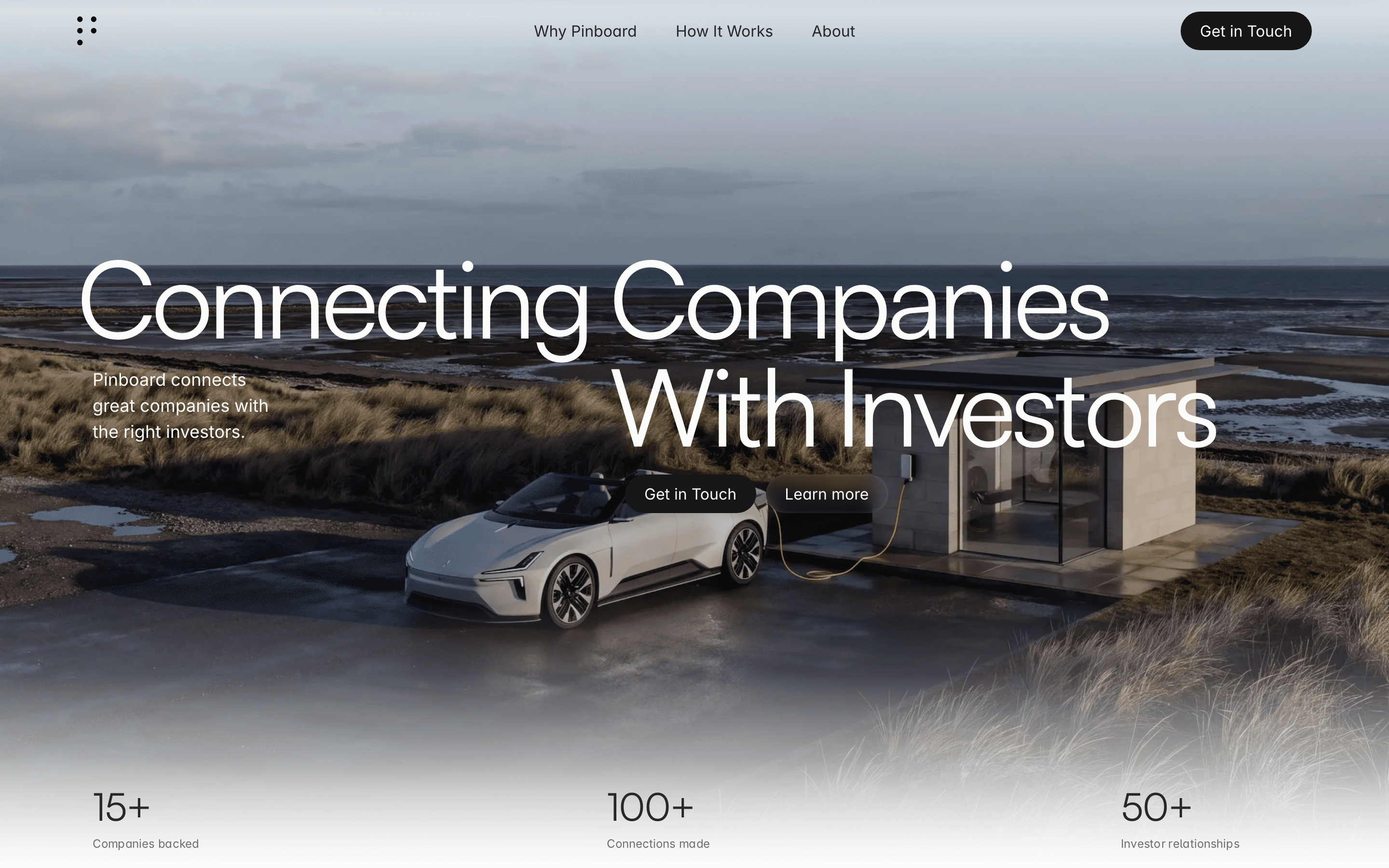 Pinboard live website screenshot