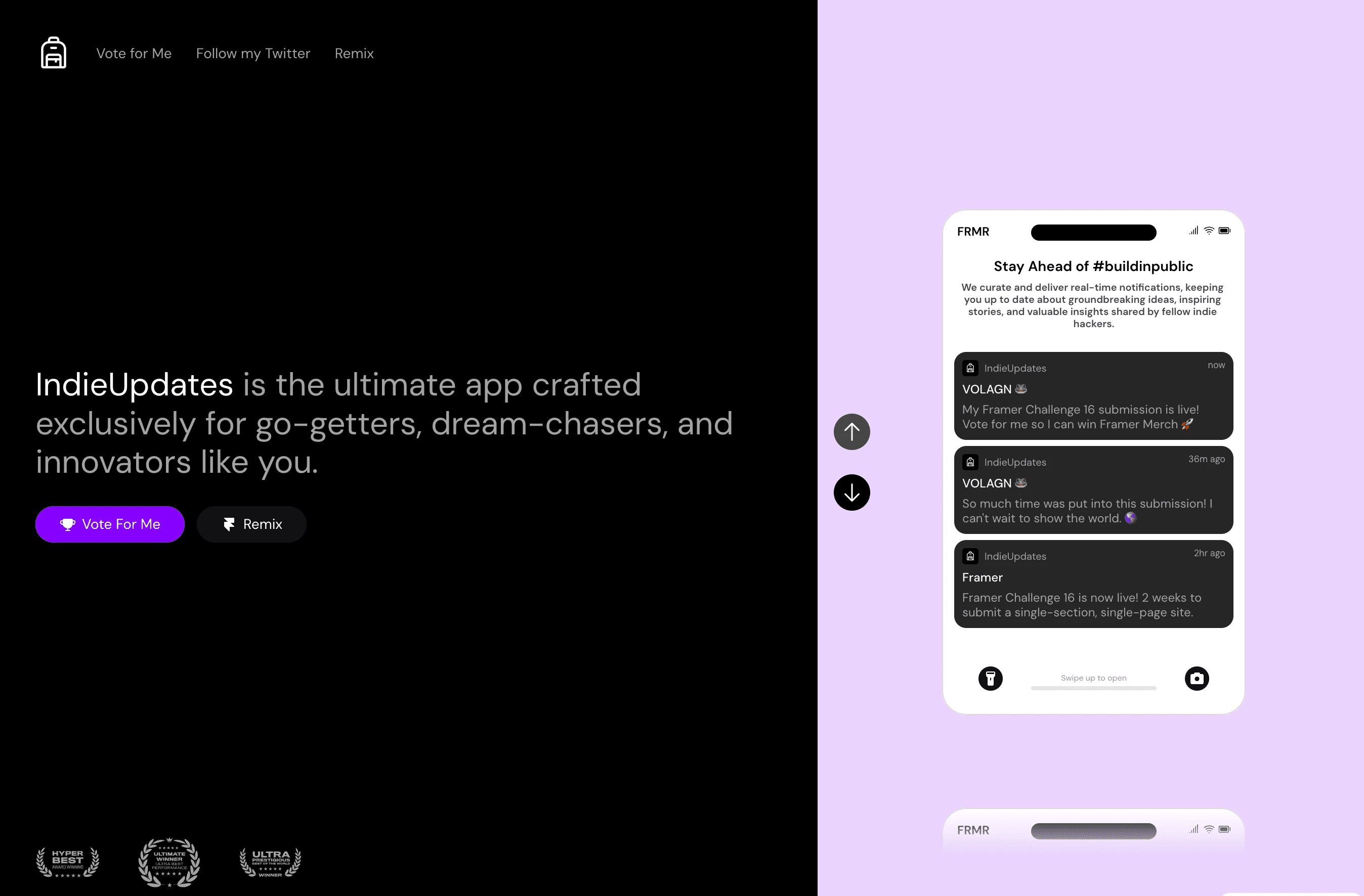 Highlights from the Single Section Mobile App Landing Page challenge — cover image